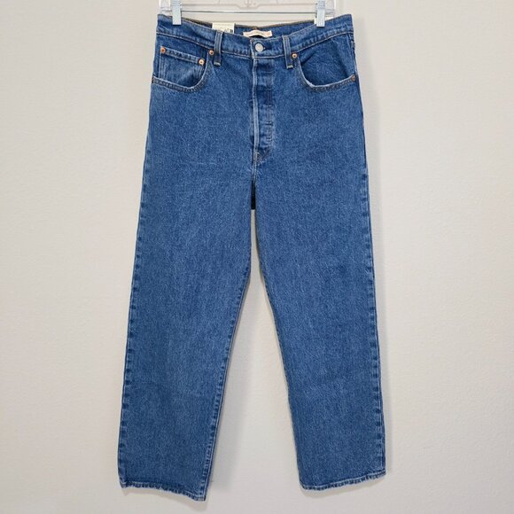 NWT Levi's Ribcage Jeans Ankle Straight High Rise 90s Size 31
